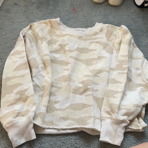 aerie Tops - Aerie crewneck with cute camo pattern!!